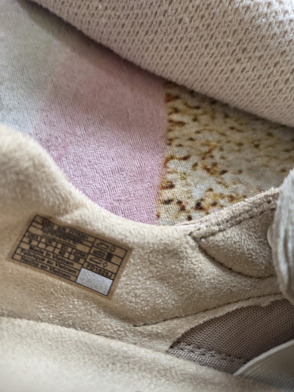 UGG Beige Suede Sneakers with Patterned Laces - Picture 7 of 16